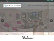 Tablet Screenshot of peacelovehome.net